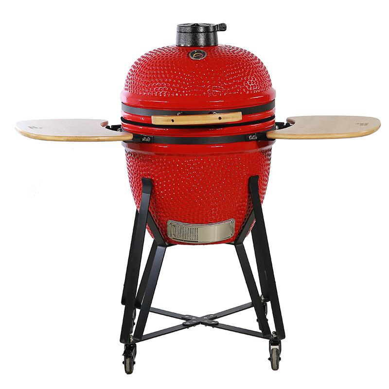 big size red kamado ceramic grill