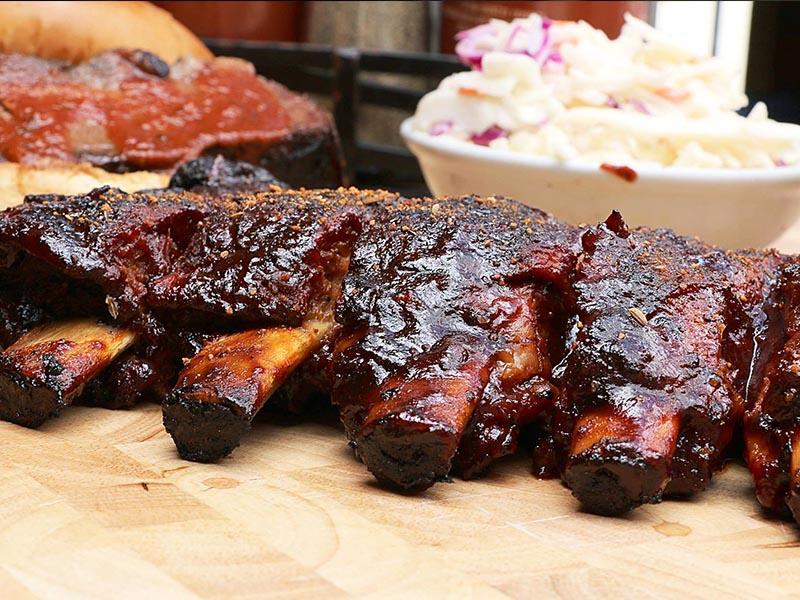 Baby Back Ribs with Quince Barbecue Sauce